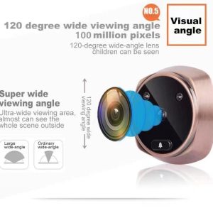 Camera de supraveghere pentru vizorul usii, 2.8 LCD